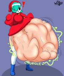 ass_expansion breast_expansion digested digested_prey digestion digestion_noises mario_(series) same_size_vore sequence shy_gal shy_guy soft_vore struggling struggling_prey super_mario_bros. thigh_expansion unwilling unwilling_prey unwilling_vore vore vore_belly weight_gain