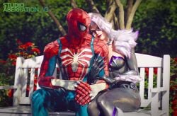 1boy 1boy1girl 1girl1boy 1girls 2026 3d 3d_(artwork) bench black_cat_(marvel) black_cat_(marvel_rivals) bodysuit claws couple couple_(romantic) couple_love couples curvaceous curvaceous_body curvaceous_female curvaceous_figure curvaceous_hips curvy curvy_body curvy_female curvy_figure curvy_hips domino_mask eyemask felicia_hardy female gorgeous gorgeous_female green_eyes holding_partner holding_partner's_arm insomniac_games leaning_on_partner light-skinned_female light_skin looking_at_partner love lovers lovers_moment male marvel marvel_comics marvel_rivals mask masked masked_female masked_male netease_games no_sex peter_parker purple_lipstick resting_on_partner romantic romantic_couple seductive seductive_look sitting sitting_on_bench sitting_together skin_tight smile smiling smiling_at_partner spider-man spider-man_(insomniac) spider-man_(insomniac_series) spider-man_(series) studioaberration sunshine superhero superhero_couple superheroine tight_clothes tight_clothing voluptuous voluptuous_female white_fur white_hair wholesome wholesome_end