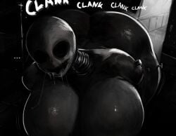 1girls 1monster ass big_ass big_breasts big_butt big_thighs black_and_white breasts coil-head_(lethal_company) creature creepy enormous_ass enormous_breasts enormous_thighs female female_focus female_only genvoke gigantic_ass gigantic_breasts gigantic_thighs huge_ass huge_breasts huge_thighs hyper hyper_ass hyper_breasts hyper_thighs lethal_company mannequin monster monster_girl monster_girl_(genre) nightmare_waifu smile solo solo_female thick_thighs thighs video_game_character