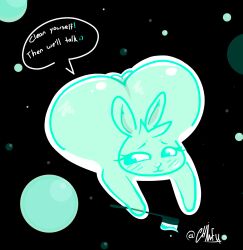 ass blue_skin bubble bubble_ass bubble_butt bunny cute shiny shiny_skin toothbrush toothpaste