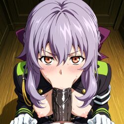 hiiragi shinoa from owari no seraph by akaz123