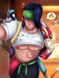 kenji (brawl stars) from brawl stars by artist request