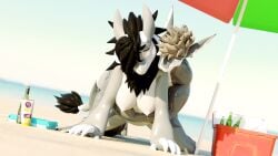 all_fours anthro areola beach bedroom_eyes big_breasts bite bodily_fluids breasts breed doggy_style dominant dominant_male duo exhibitionism female fish from_behind_position fur grabbing_from_behind hair half-closed_eyes hi_res hybrid larger_male linthewicker male male/female male_penetrating marine mature_anthro mature_female muscular muscular_anthro muscular_male narrowed_eyes nervous nipples nude outside penetration public public_nudity public_sex sand seaside seductive sex sex_on_the_beach shark shoulder_bite shy size_difference slightly_chubby slightly_chubby_female smaller_female submissive submissive_female sweat tail tattoo thick_thighs water wet wet_body wet_fur wet_hair wickerbeast
