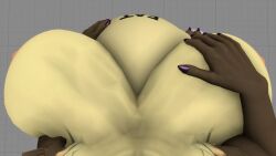 big_breasts breasts cleavage female furry huge_breasts kingofthekabuto nipples queenofthekabuto tagme thick_thighs wide_hips