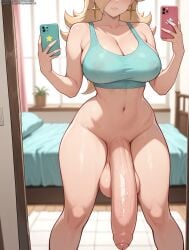 ai_generated futanari grapesss light-skinned_futanari princess_rosalina super_mario_bros.