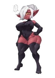 1girls big_breasts bodysuit dgoger kikimora_(the_owl_house) nipples ruddyrzaq solo_female the_owl_house