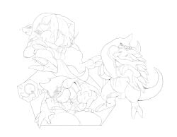 absurd_res after_sex amphibian ass balls blush bodily_fluids claws cum cum_in_pussy cum_inside dominant dominant_female duo erection eyewear female female_penetrated feral generation_1_pokemon generation_4_pokemon genital_fluids genitals glasses hi_res impregnation male male/female male_penetrating male_penetrating_female monochrome nintendo nude ovum penetration penile penile_penetration penis pokemon pokemon_(species) pussy sandslash sex shebeast simple_background sperm_cell submissive submissive_male tail tongue tongue_out toxicroak vaginal_penetration vaginal_penetration white_background