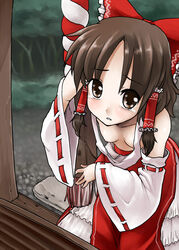 reimu hakurei from touhou by fenne