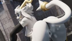 after_anal after_sex after_vaginal athletic athletic_anthro athletic_female big_ass big_breasts big_butt big_thighs cum cum_in_ass cum_in_pussy cum_inside female female_focus female_only female_penetrated fit fit_female from_behind from_behind_position furry furry_female goat goat_girl grey_body grey_fur grey_hair horn horns horny_female looking_at_viewer looking_back nude partially_clothed penis perky_breasts perky_nipples pseudoregalia purple_eyes pussy samtrix sybil_(pseudoregalia) tagme warfaremachine_(modeler)