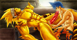 breath_of_fire breath_of_fire_iii clothing male_only oral_sex rei_(breath_of_fire) ryuu_(breath_of_fire_iii) tagme yaoi