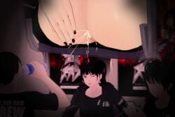 3d ass_focus babymetal cum_in_ass cum_splatter koikatsu momoko_okazaki pants_down real_person tagme