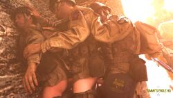 anal anal_sex army fuck_train gay gay_male gay_sex group group_sex male medal_of_honor_airborne military orgy soldier soldiers tommys_eagle_hq uniform ww2