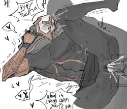 1boy 1cuntboy 2boys angel anonymous_male archangel arm_around_neck blush blush blushing_male cum cum_in_pussy cumming cumming_in_pussy cumming_inside cuntboy cuntboy/male cuntboy_focus cuntboy_penetrated dialogue english english_dialogue english_text gabriel_(ultrakill) gay gay_male gay_sex holding_arm leg_up lifting_leg m/m male/cuntboy male/male male_on_cuntboy male_on_male skirt tagme text ultrakill yaoi