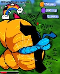 2025 2d anal ass ass_focus ass_shot big_ass blush blush_lines butt_show chica's_magic_rainbow digital_drawing_(artwork) digital_media_(artwork) english_text five_nights_at_freddy's five_nights_at_freddy's_world glistening glistening_butt glistening_thighs huge_ass humanoid multicolored_head nanodude78 open_mouth penetration penis plap scottgames sex straight text thick_thighs thunder_thighs