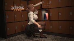 1futa 1girls 3d alice_(auditour) alis_(auditour) auditour dialogue english_dialogue english_text female futanari haunted_(auditour) iris_(auditour) tagme text
