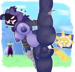 1futa anal anal_sex anthro anthro_on_anthro anthropomorphic background_character cum cum_in_ass cumshot cumshot_in_ass dragon_ball_z exausted eye_scar floating_heart fortnite fucked_by_a_literal_humanoid_star furry_female futa futanari leg_scar male_on_futa meme piccolo pink_eyes poodleskapoodle pregnant_female purple_fur purple_skin raven_team_leader scar scar_across_eye spread_legs standing standing_sex sunspot_(fortnite) tagme
