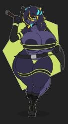 1girls 2025 2d 2d_(artwork) 5_fingers :d anthro anthro_only areola areolae ass ass barely_clothed baseball_cap belt big_ass big_breasts big_butt big_thighs blade breasts busty child_bearing_hips cleavage curvy curvy_body curvy_female curvy_figure eyebrows eyelashes female female_focus female_only furry furry_female furry_only green_eyes hair hat heart_sunglasses hi_res highres hips hourglass_figure huge_breasts large_ass large_breasts large_butt large_thighs long_hair looking_at_viewer mammal midriff navel nila_(zak_hitsuji) nipple_bulge nipples original original_character pinup practically_nude purple_fur purple_hair sideboob skindentation smile smiling solo solo_anthro solo_female solo_focus sticking_out_tongue sword tail thick_thighs thighs thong thong_pull tongue tongue_out voluptuous white_background wide_hips wolf wolf_ears wolf_girl zak_hitsuji