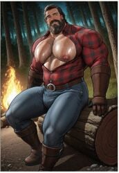 1boy ai ai_assisted ai_generated big_breasts big_butt big_nipples big_pecs breasts civitai dizdoodz_(style) gay huge_pecs khlibina male male_only marvel marvel_cinematic_universe red_guardian_(marvel)