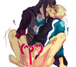 2boys blonde_hair bottomless feet flynn_scifo gay handjob kissing long_hair male male_only multiple_boys penis spread_legs tagme tales_of_(series) tales_of_vesperia toes yaoi yuri_lowell