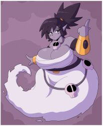 big_breasts breasts cleavage dorahden female gina_(dorahden) huge_breasts thick_thighs wide_hips