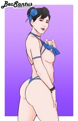 2d athletic athletic_female becsantus busty capcom chun-li female hourglass_figure pinup pinup_pose street_fighter tagme wide_hips