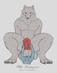 2025 animal_genitalia animal_penis anthro anthro_on_anthro anthro_penetrated anthro_penetrating anthro_penetrating_anthro balls big_balls big_penis biped blep bodily_fluids canid canine canine_genitalia canine_penis canis claws cowgirl_position digital_media_(artwork) digitigrade dripping duo erection from_front_position genital_fluids genitals handjob huge_balls knot larger_male larger_penetrated macro male male/male male_anthro male_on_bottom male_on_top male_penetrated male_penetrating male_penetrating_male mammal on_bottom on_top paws penetration penile penis precum precum_drip red_penis sex size_difference smaller_male toe_claws tongue tongue_out two-handed_handjob wolf zephyxus
