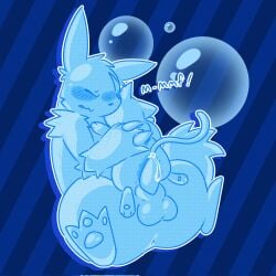 2025 anthro balls blue_body blue_claws blue_ears blue_fur blue_hair blue_nose blue_pawpads blue_tail blush blush_lines bubble claws closed_eyes digital_media_(artwork) fur generation_3_pokemon genitals hair hi_res holding_object holding_plushie humping humping_plushie humping_toy looking_pleasured male monochrome nintendo pawpads penis plushie plushophilia pokemon pokemon_(species) rydryd sitting solo tail three-quarter_view zangoose