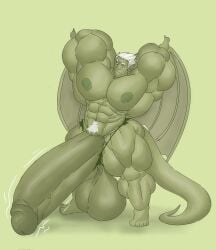 abs balls bara biceps bodybuilder boner erection furry gab_art gay hyper hyper_balls hyper_genitalia hyper_muscles hyper_penis hyper_testicles male male_focus male_only muscles muscular muscular_back muscular_legs muscular_male muscular_thighs penis solo solo_male testicles yaoi