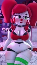 1girls 3d 9:16 animated animatronic baby_(fnafsl) big_ass big_breasts bottomless bra circus_baby circus_baby_(fnaf) clown_girl clown_makeup curvaceous curvy curvy_female curvy_figure five_nights_at_freddy's five_nights_at_freddy's:_sister_location green_eyes jollyferret large_ass large_breasts lip_bite looking_at_viewer loop monster monster_girl music no_panties party red_hair red_lipstick robot robot_girl robot_humanoid shorter_than_10_seconds sister_location sitting smile smiling smiling_at_viewer so87baby sound source_filmmaker stockings summer_of_87_baby thick_thighs thighhighs thighs vertical_video video white_body