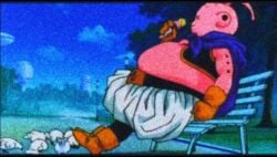 animated bulma_briefs dragon_ball dragon_ball_z edit fat_buu majin_buu