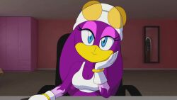 1girls 2021 animated anthro ass ass_clapping ass_shake ass_up avian big_ass blush bouncing_ass breasts caught clapping_cheeks clothing edit embarrassed female flag huge_ass looking_at_viewer looking_back music sonic_(series) sonic_riders sound tansau thick_thighs twerking video wave_the_swallow