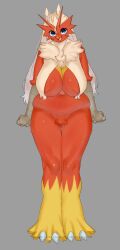 big_breasts blaziken female nintendo pokemon pokemon_(species) sirn tagme thick_thighs