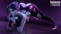 1futa 3d ass backsack balls cock-tail dark-skinned_futanari dickgirl erection futa_only futa_sans_pussy futanari human humanoid humanoid_penis intersex jack-o_pose kachigachi large_ass latex nipples nude overwatch penis shiny_clothes solo taint wide_hips widowmaker