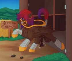 balls digital_media_(artwork) equid equine feral fkk genitals hair hasbro hi_res horse male mammal my_little_pony penis solo wings ych_(character)