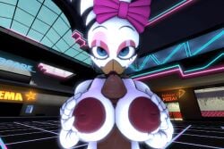 3d 3d_(artwork) animated animatronic big_breasts breast_play breasts duo female five_nights_at_freddy's five_nights_at_freddy's:_security_breach fnaf gif glamrock_chica_(fnaf) glamrock_chica_(luiske476) kraotik luiske476 machine male male/female paizuri robot scottgames sex solo steel_wool_studios straight titfuck video_games