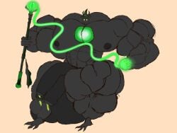 4:3 absurd_res alien anonymous_artist balls big_balls big_muscles big_penis black_body bodily_fluids clothing cum cum_drip dripping ew_what genital_fluids genitals genuine_question glowing glowing_eyes green_eyes hat headgear headwear hi_res how_could_you_find_this_hot huge_balls huge_muscles humanoid hyper hyper_balls hyper_genitalia hyper_muscles magic magic_wand male meeb_the_overseer_(character) meeboid multi_balls multi_genitalia multi_penis muscular penis roblox solo tagme thick_thighs triphallia unusual_bodily_fluids unusual_cum unusual_genital_fluids wizard_hat