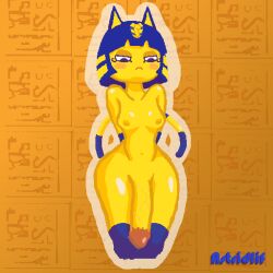 ankha from animal crossing by astridlif