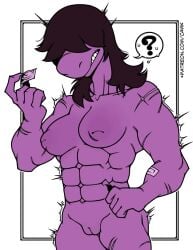 deltarune hypercawk small_breasts susie_(deltarune) tagme undertale