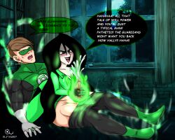 blinx1287 crossover dc dc_comics defeated disney disney_channel femdom green_lantern handjob kim_possible penis shego superhero