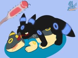 bodily_fluids cum cum_in_ass cum_inside eeveelution furry genital_fluids hi_res male male/male nintendo pokémon_(species) pokemon pokemon_(species) quilava syngie_(artist) tagme umbreon video_games