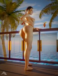 1girls 3d 3d_(artwork) absurd_res alternate_version_available apex_legends areolae astrolux96 athletic_female big_breasts bracelet braid braided_hair completely_nude female female_focus female_only fit_female hand_on_hip loba_(apex_legends) long_hair necklace nipples nude_female painted_nails pussy shaved_pussy solo solo_female solo_focus thick_thighs toned_female twin_braids vagina wide_hips