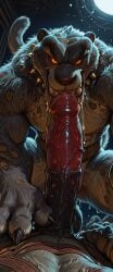 ai_generated gay genital_warts pov_blowjob tai_lung_(kung_fu_panda)