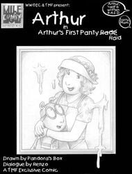 arthur's_first_panty_raid arthur_(series) arthur_read comic jane_read monochrome pandoras_box tagme