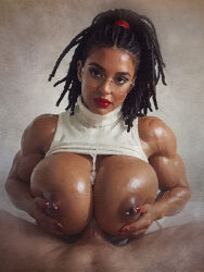 1ambiguous 1girls ai ai_generated ai_slop ambiguous ambiguous_gender ambiguous_on_bottom black_eyes black_eyeshadow black_female black_hair breasts breasts_out cum_outside dark-skinned_female dreadlocks ejaculation ejaculation_between_breasts enercell erection exposed_breasts eyeshadow faceless_ambiguous female female/ambiguous female_focus female_on_ambiguous female_on_top glasses indoors interracial lipstick long_hair looking_at_partner looking_at_viewer massive_breasts muscular muscular_female nail_polish navel neutral_expression nipples noirette oc on_back orgasm original_character outercourse paizuri pale-skinned_ambiguous penis pierced_nipples piercings pov red_lipstick red_nail_polish semen shiny_body shiny_skin sitting spread_legs squeezing_breasts_together squeezing_own_breasts sweater sweater_vest thighs tied_hair titfuck titjob turtleneck turtleneck_sweater vascular vest vest_lift voluptuous voluptuous_female white_ambiguous
