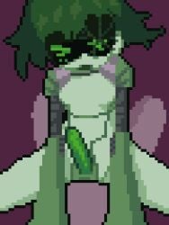 anal anal_penetration android animated breasts cowgirl_position digital_media_(artwork) dominant dominant_gynomorph dominant_intersex duo featureless_breasts first_person_view from_front_position futa_focus genitals ghoulshoot green_body green_eyes green_hair green_penis green_skin gynomorph gynomorph_penetrated hair humanoid intersex intersex/male intersex_penetrated machine male olive_(ghoulshoot) on_bottom on_top penetration penis pixel_(artwork) pixel_animation robot robot_humanoid screen screen_face sex short_hair simple_background small_breasts submissive submissive_pov