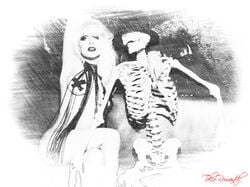 lady_gaga musician skeleton tagme