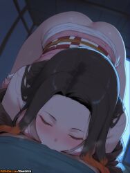 kamado nezuko from demon slayer by rinkoai