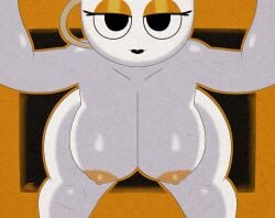 blushcrunch_studio dandy's_world dandys_world roblox teagan_(dandy's_world) krattgg 1girls female female_only solo solo_female nude nude_female naked naked_female completely_nude completely_nude_female completely_naked completely_naked_female breasts big_breasts teacup black_lipstick 2020s 2026 tagme