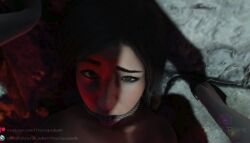 bound deep_penetration eyes_crossed final_fantasy final_fantasy_vii futanari gagged implications implied_penetration implied_sex lara_croft pleasure_face pov rape raped_female tagme theropedude tifa_lockhart tomb_raider video