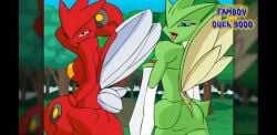 pokemon pokemon_snap_xxx scizor scyther nin10doh bikini bikini_only